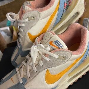 Nike Air Max with Orange and Blue Accents